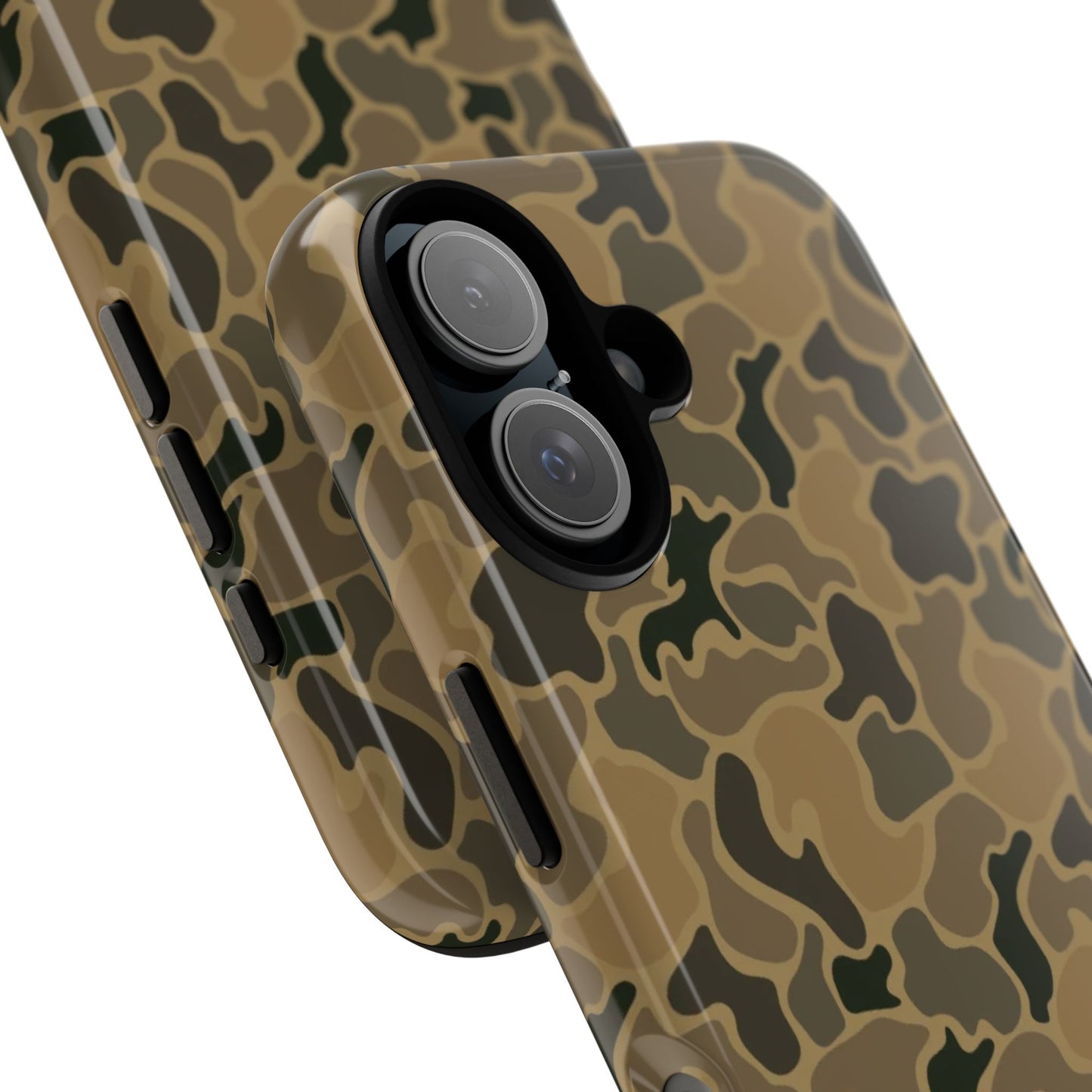 Brown Old Skool Camo IPhone Tough Cases