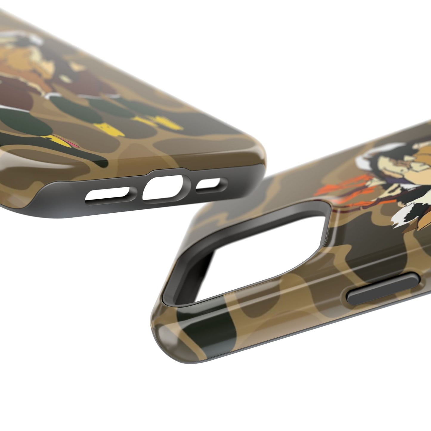 Old School Camouflage Mallard Duck Hanging Hunting Tough Magnetic iPhone Case