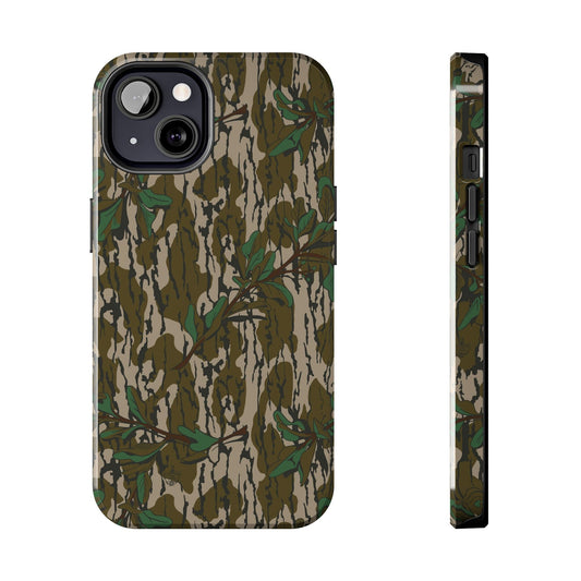 Mossy Oak Green Leaf Camouflage IPhone Tough Phone Case