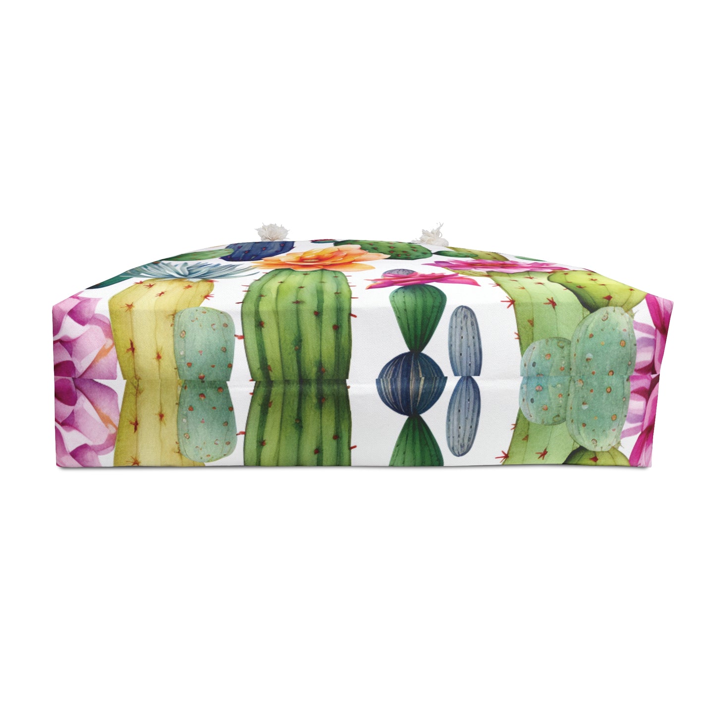 Watercolor Cactus Western Style Weekend Bag