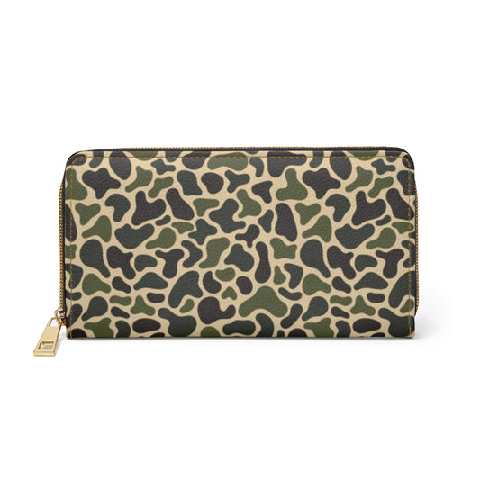 Old Skool Duck Camouflage Womens Zipper Wallet