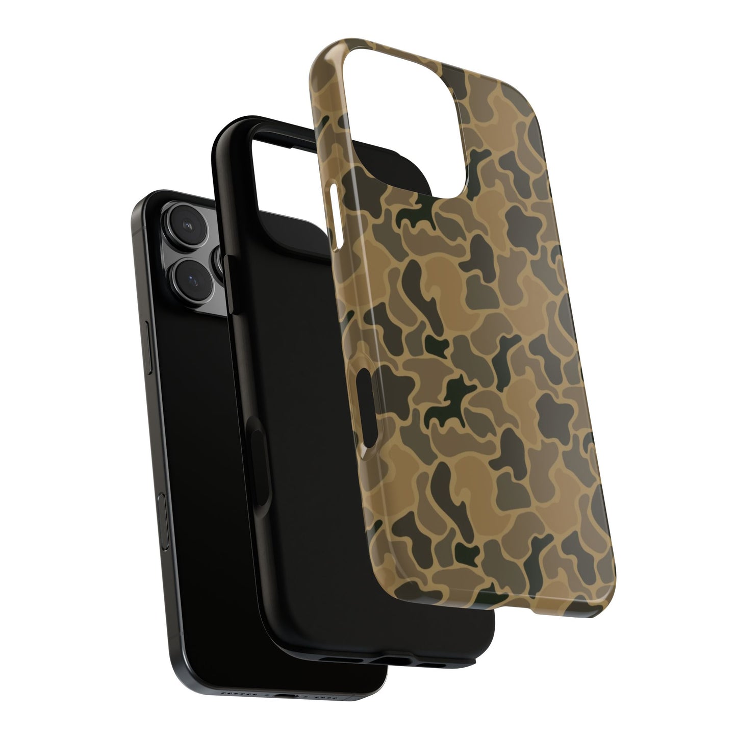 Brown Old Skool Camo IPhone Tough Cases
