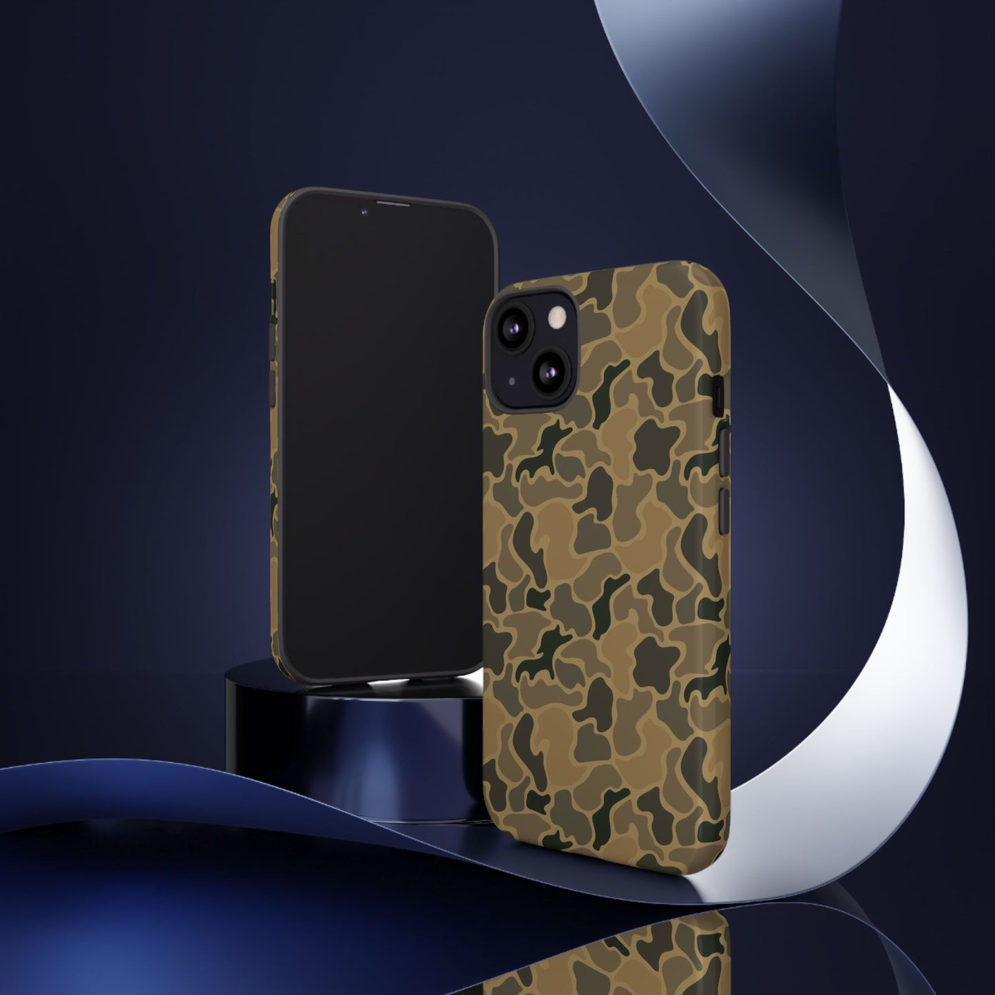 Brown Old Skool Camo IPhone Tough Cases