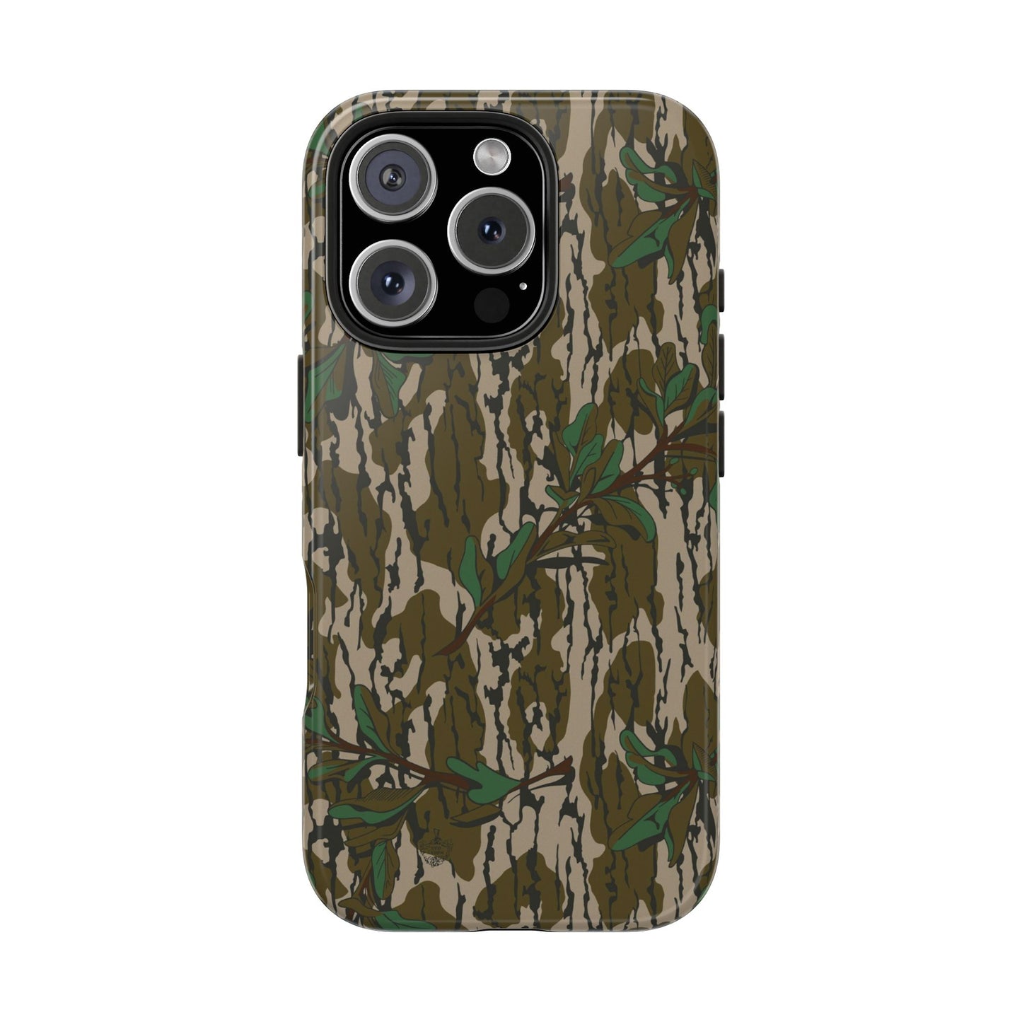 Mossy Oak Green Leaf Camouflage IPhone Tough Phone Case