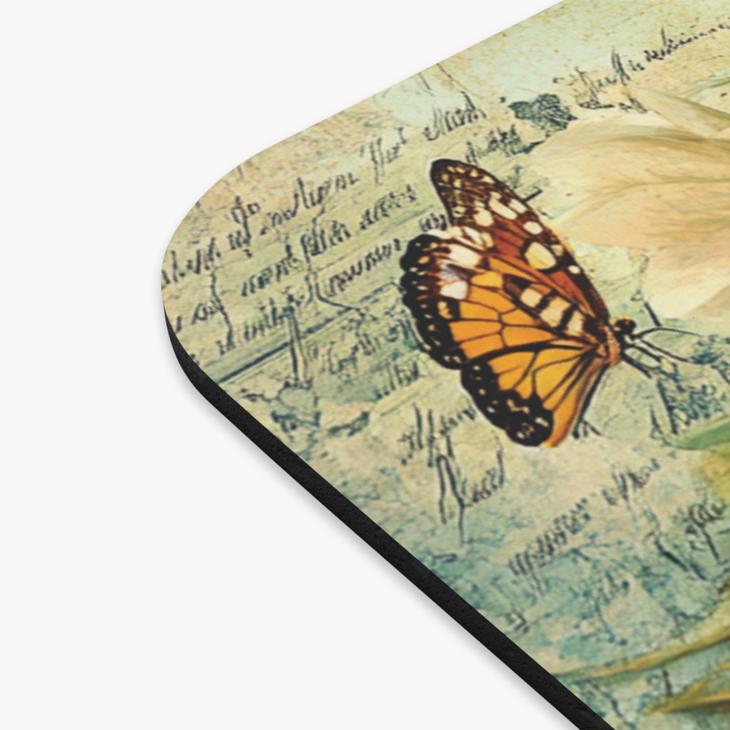 Floral Butterfly Stethoscope Mouse Pad, Cute Gift for Nurses & Doctors