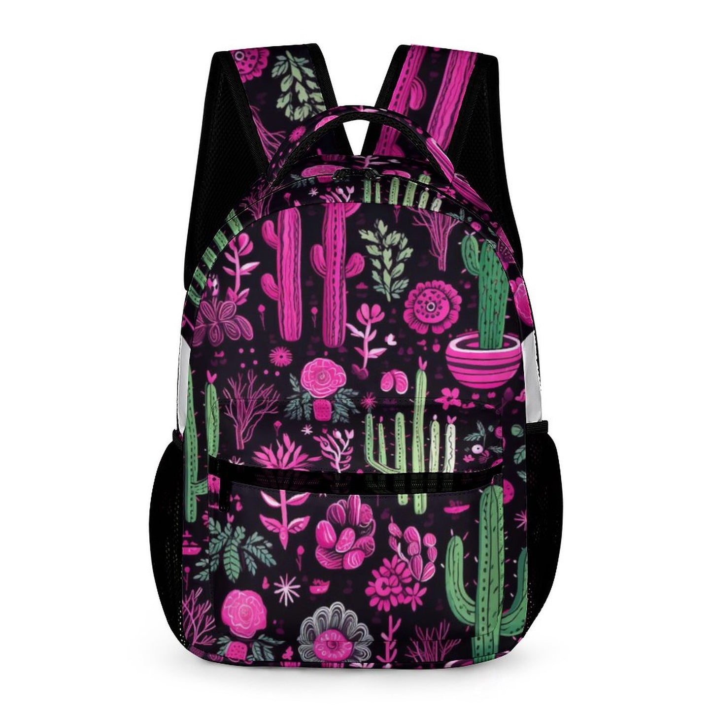 Neon Cactus Craze Backpack