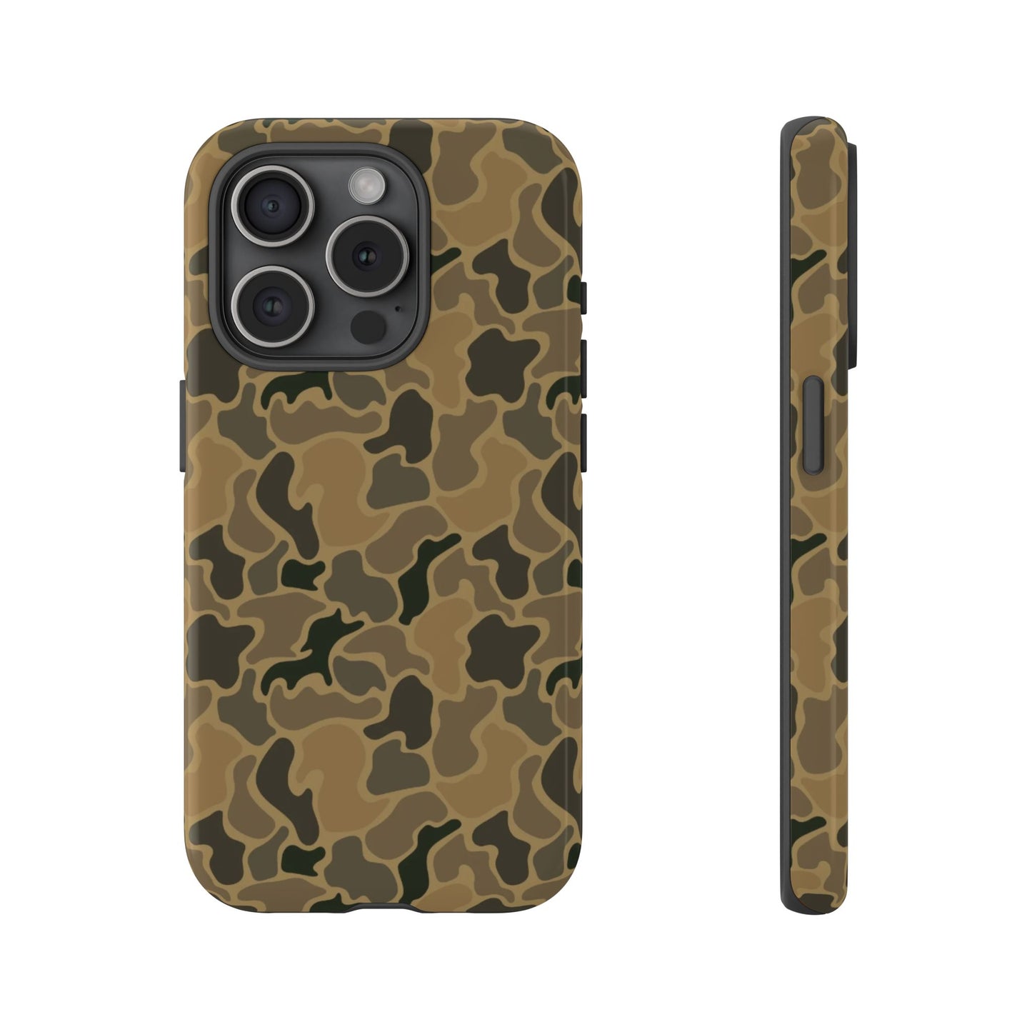 Brown Old Skool Camo IPhone Tough Cases