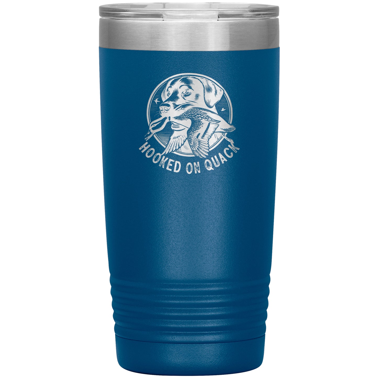 Hooked On Quack Duck Hunting Dog 20oz Insulated Tumbler