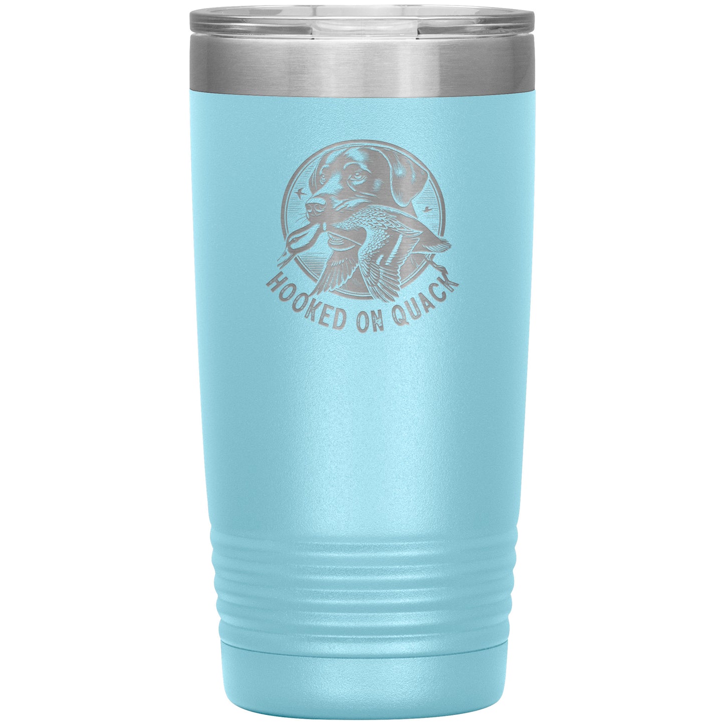 Hooked On Quack Duck Hunting Dog 20oz Insulated Tumbler