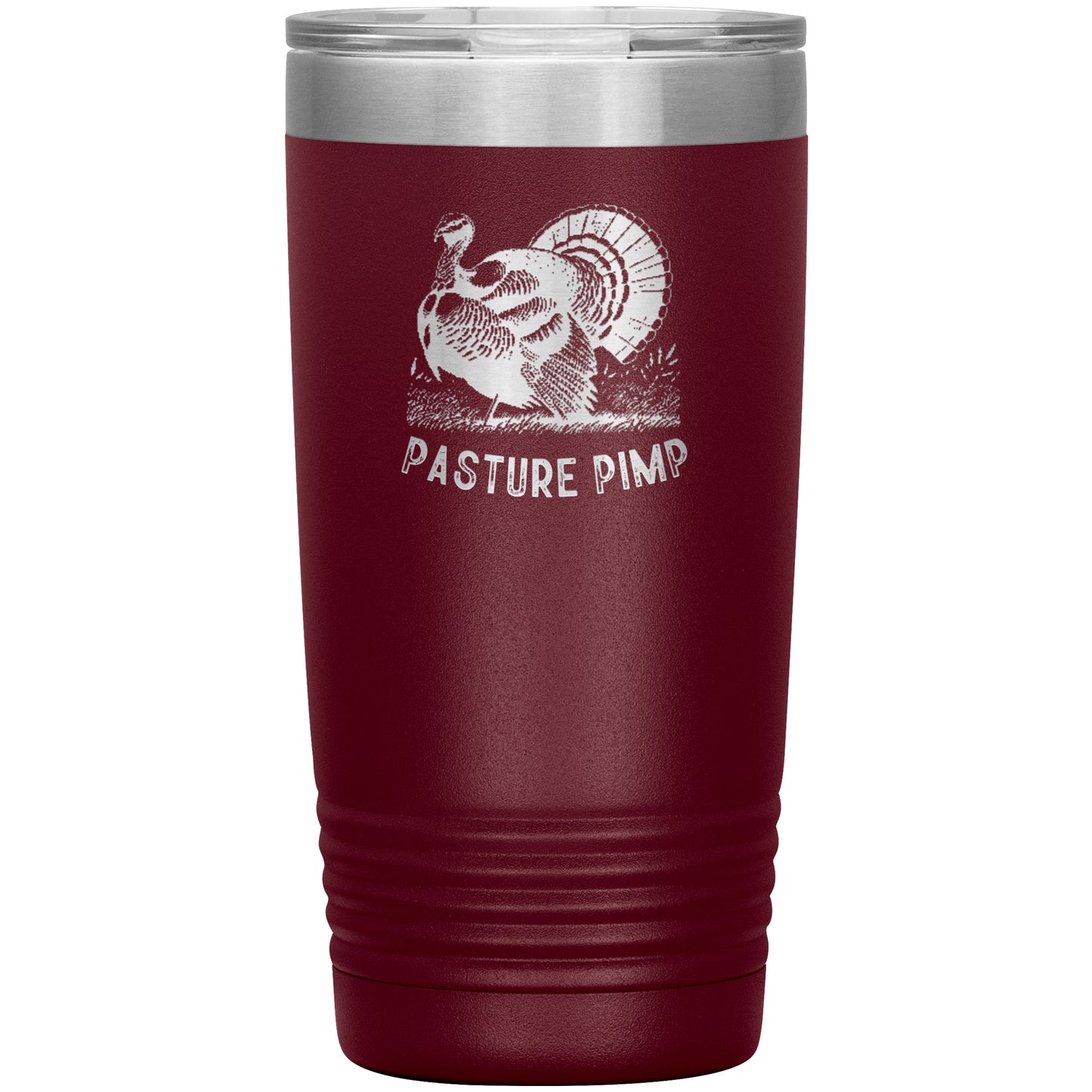 Pasture Pimp Turkey Hunting 20oz Insulated Tumbler
