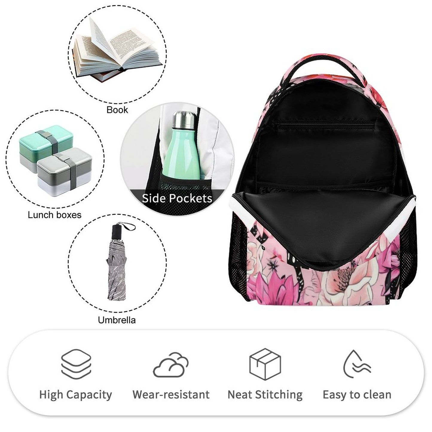 Pretty in Pink Cactus Backpack