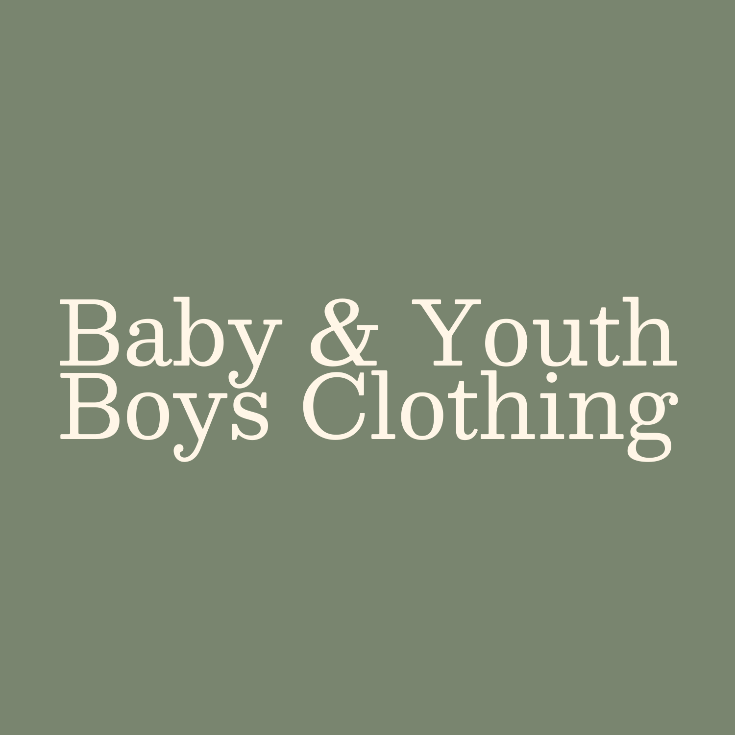 Baby & Youth Boys Clothing