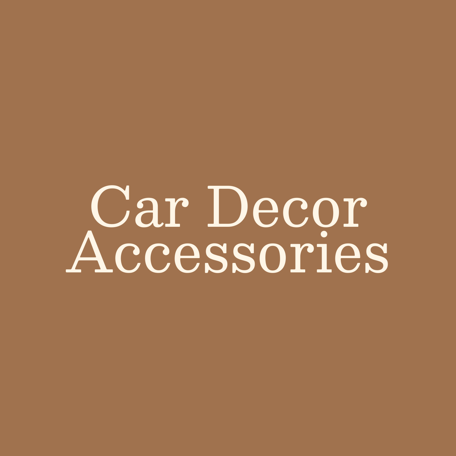 Car Decor Accessories