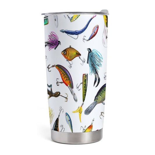 Hooked on Hydration 20oz Fishing Lure Tumbler