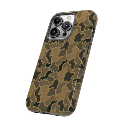 Brown Old Skool Camo IPhone Tough Cases