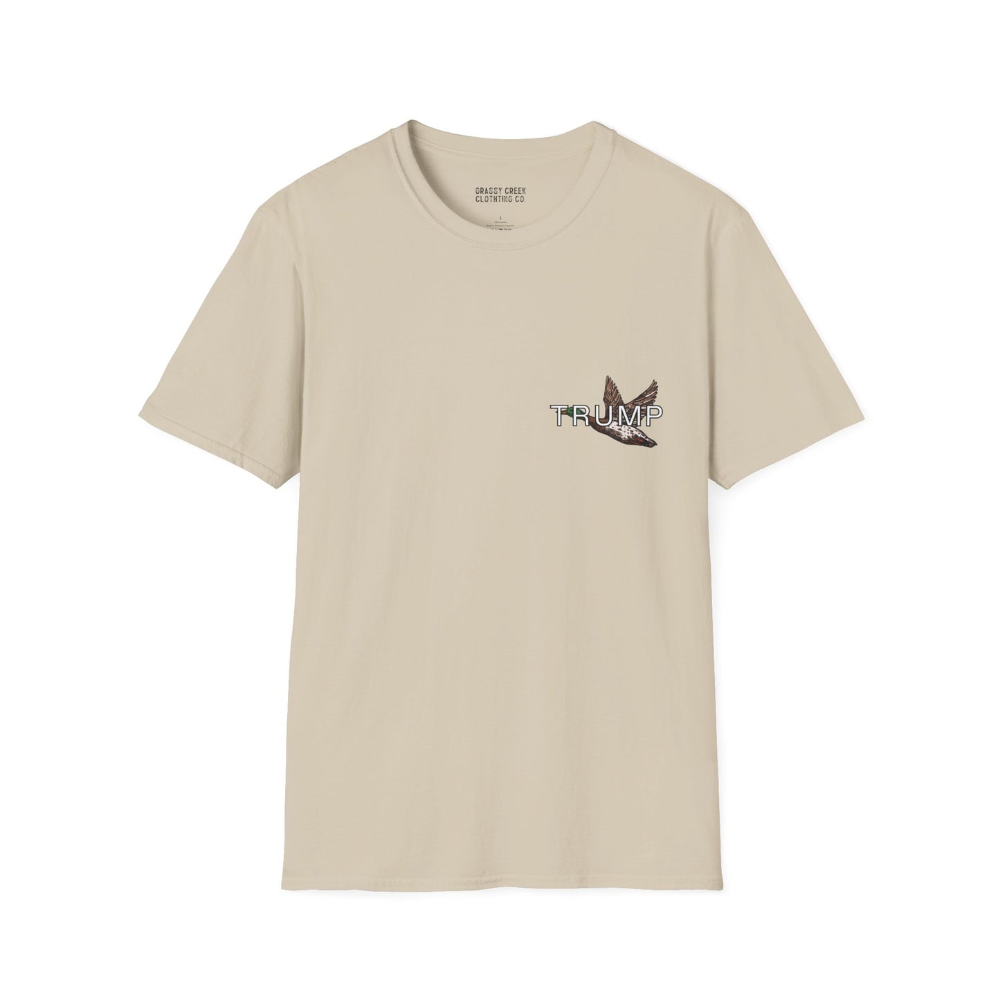 Trump Duck Hunting Graphic Hunting Softstyle Graphic Tee