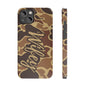Camouflage Duck Waterfowl Slim IPhone Case - 'Wifey' Design