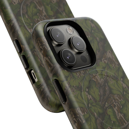 Full Foliage Camouflage Magnetic Impact-Resistant Phone Case for Apple iPhone Models