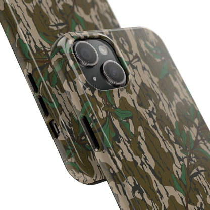 Mossy Oak Green Leaf Camouflage IPhone Tough Phone Case