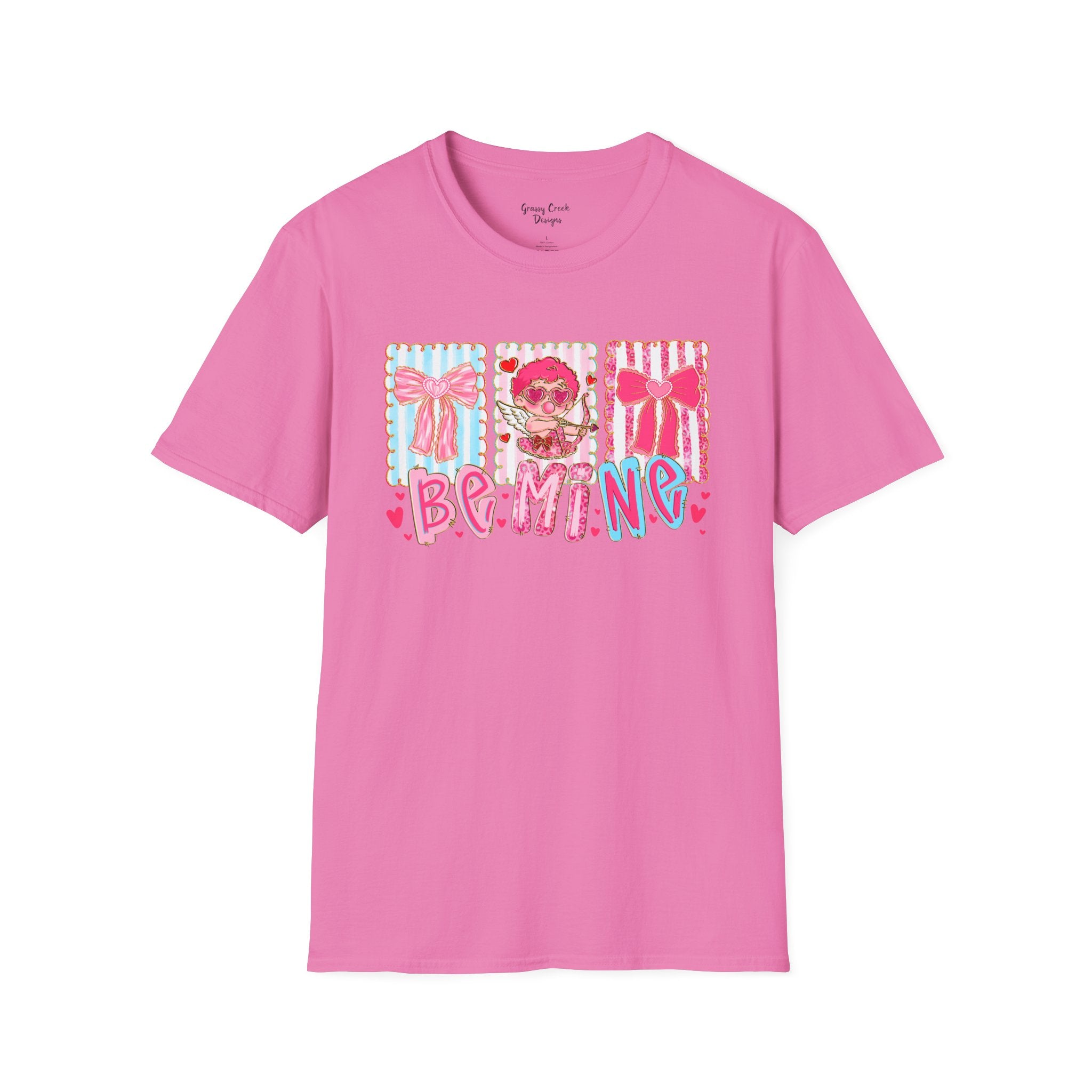 Be Mine Bows & Cupid Valentine's Day Graphic T-Shirt