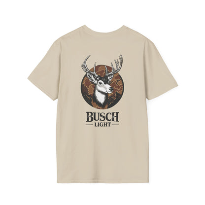 Busch Inspired Style Camo Deer Softstyle Graphic T-Shirt