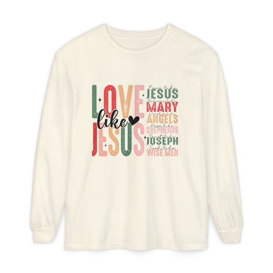 Love Like Jesus Christian Design Long Sleeve T-Shirt