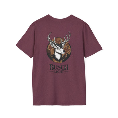 Busch Inspired Style Camo Deer Softstyle Graphic T-Shirt