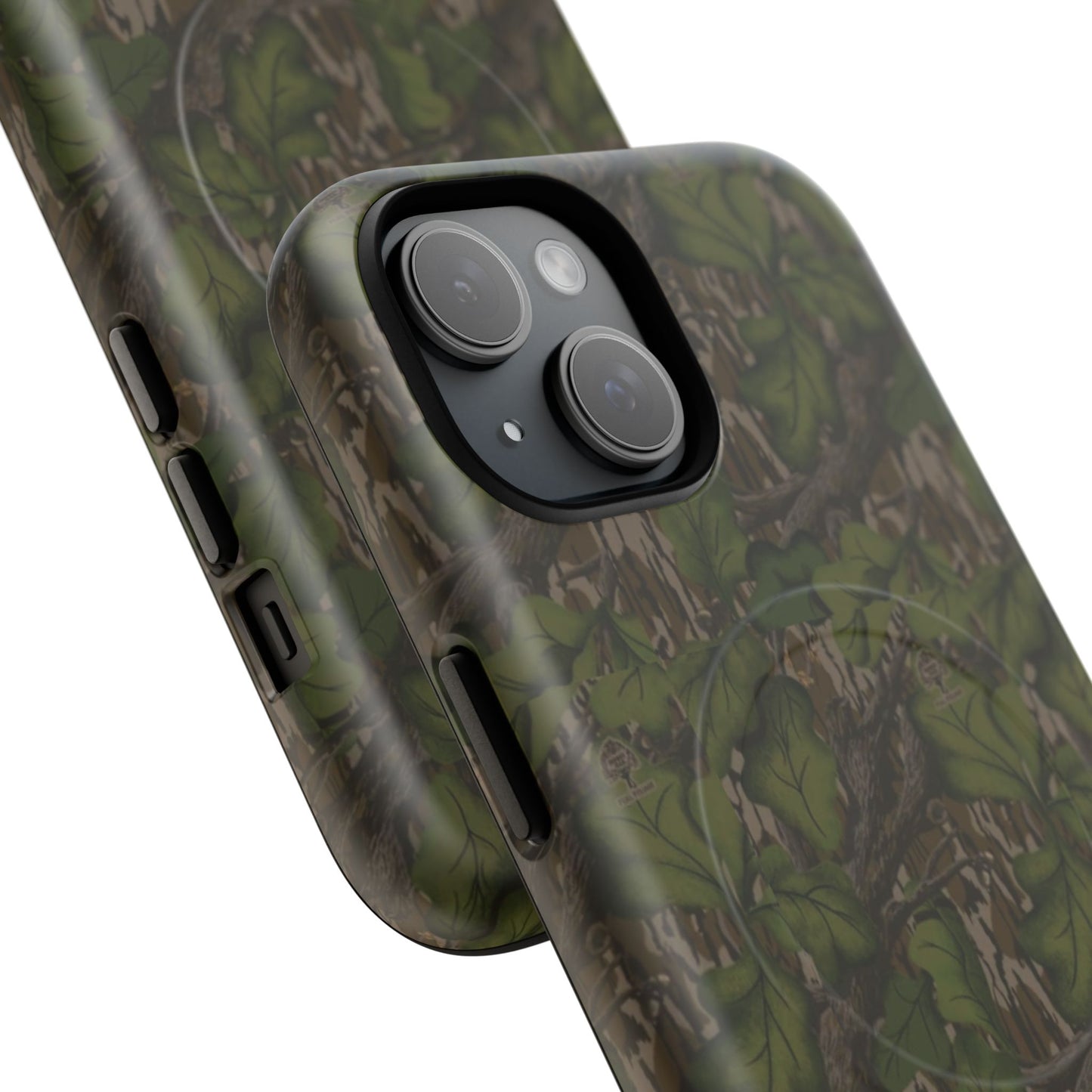 Full Foliage Camouflage Magnetic Impact-Resistant Phone Case for Apple iPhone Models