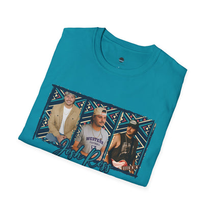 Josh Ross Country Artist Inspired Triple Aztec Digital Drawing Softstyle T-Shirt
