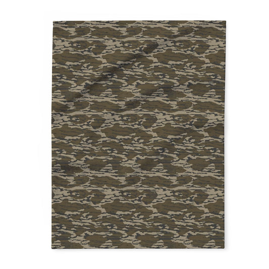 Bottomland Camouflage Fleece Throw Blanket 40x30