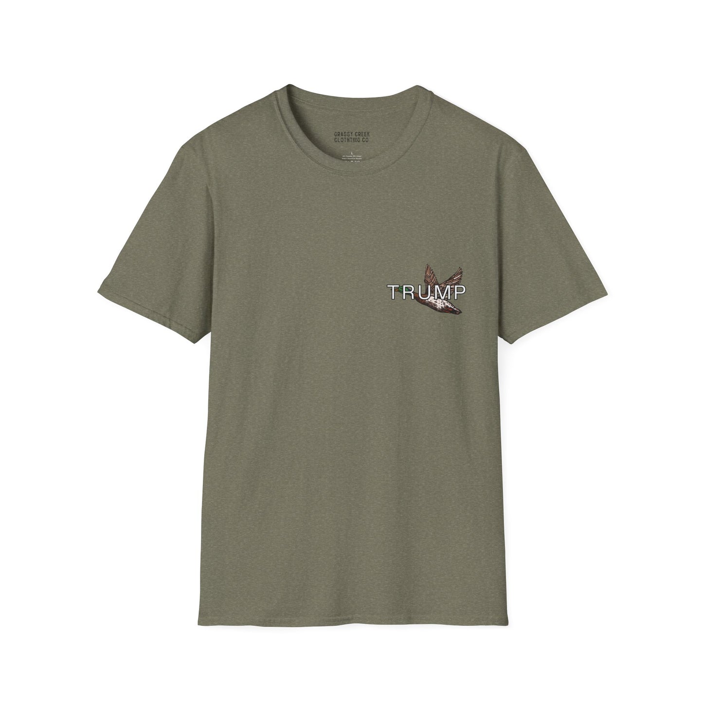 Trump Duck Hunting Graphic Hunting Softstyle Graphic Tee