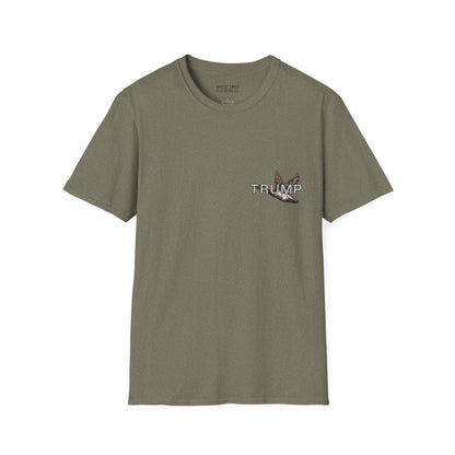 Trump Duck Hunting Graphic Hunting Softstyle Graphic Tee