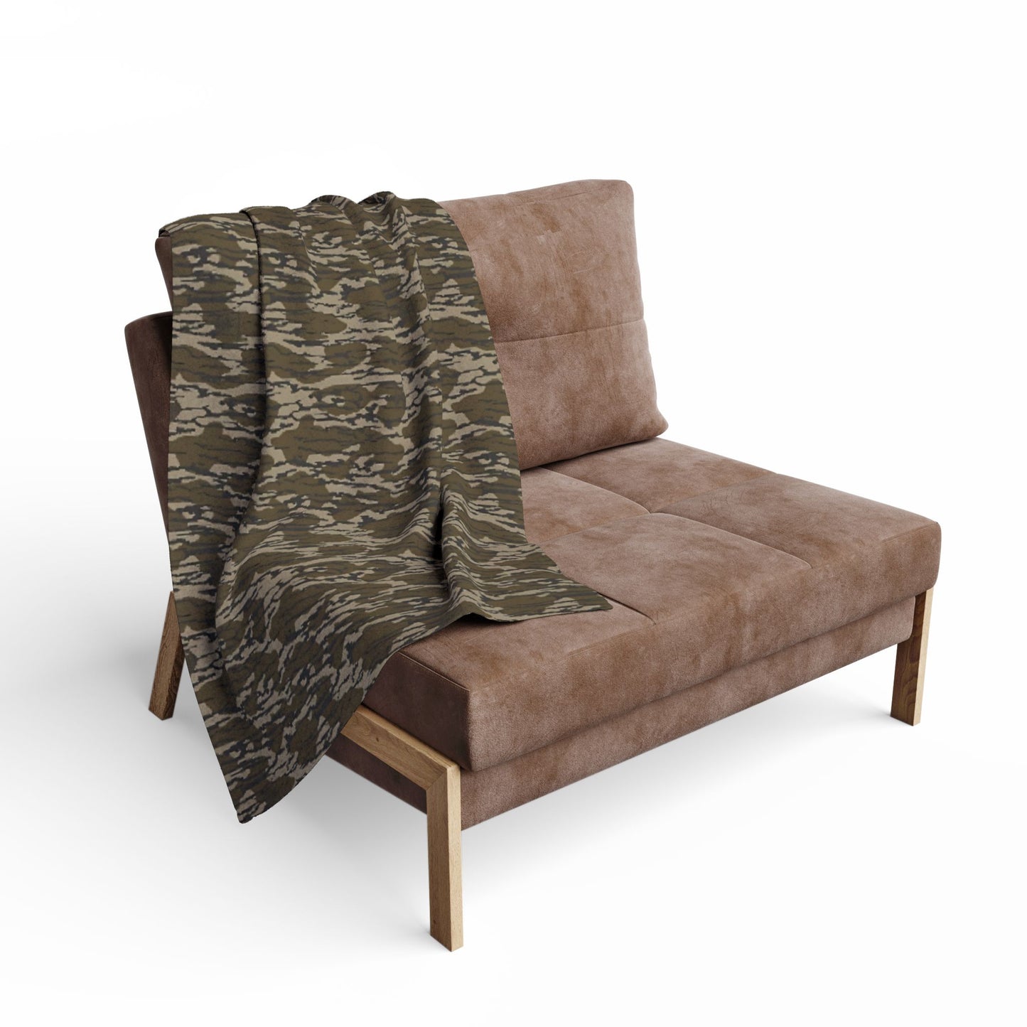 Bottomland Camouflage Fleece Throw Blanket 40x30