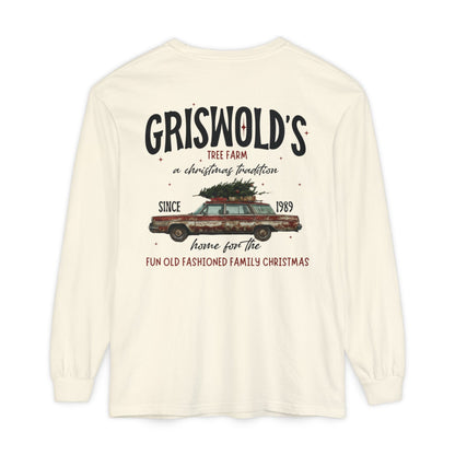 Griswold’s Tree Farm, A Christmas Classic Long Sleeve Graphic T-Shirt