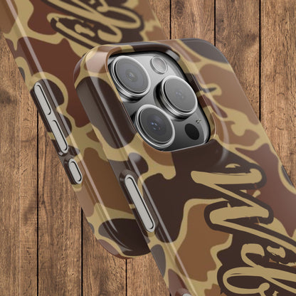 Camouflage Duck Waterfowl Slim IPhone Case - 'Wifey' Design