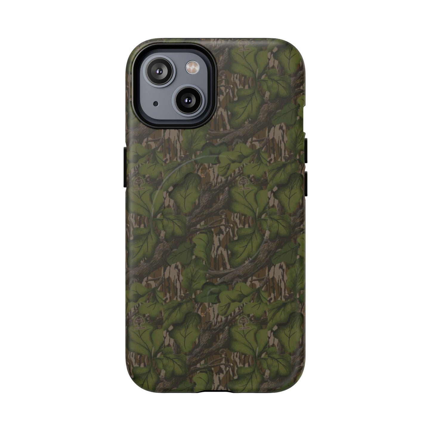 Full Foliage Camouflage Magnetic Impact-Resistant Phone Case for Apple iPhone Models