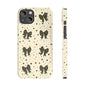 Bottomland Camouflage Coquette Bows & Polka Dot Slim IPhone Case