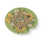 Sunflower Mama Leopard Car Coasters – 2 Pack