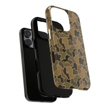Brown Old Skool Camo IPhone Tough Cases