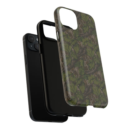 Full Foliage Camouflage Magnetic Impact-Resistant Phone Case for Apple iPhone Models
