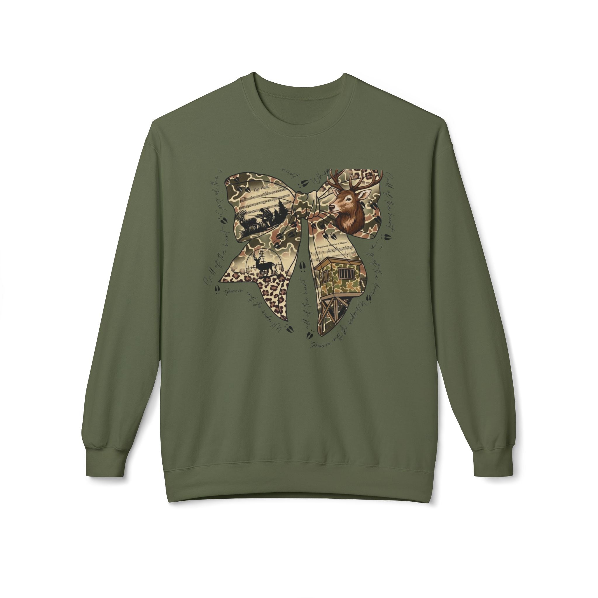 Backwoods Bow Fleece Womens Sweatshirt