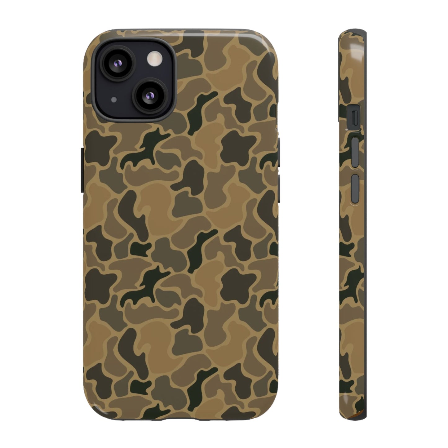 Brown Old Skool Camo IPhone Tough Cases