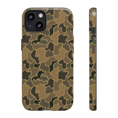 Brown Old Skool Camo IPhone Tough Cases