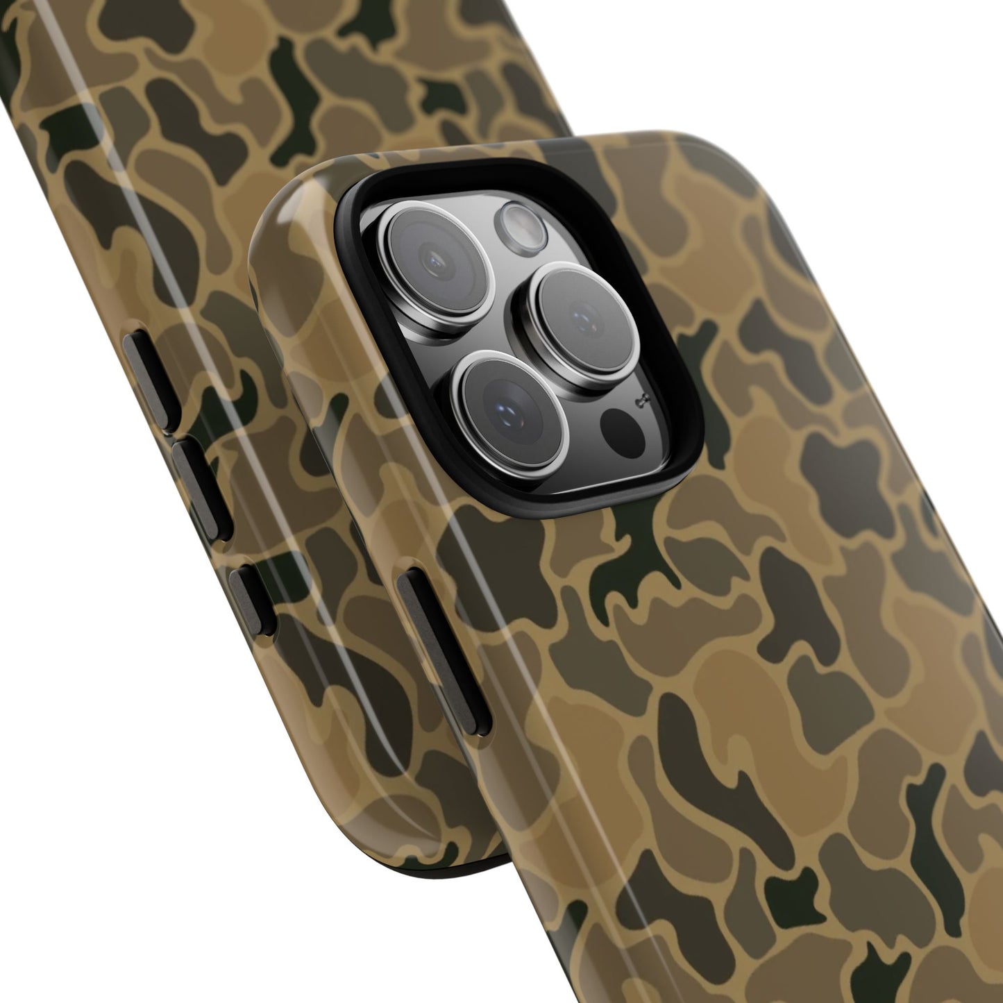 Brown Old Skool Camo IPhone Tough Cases