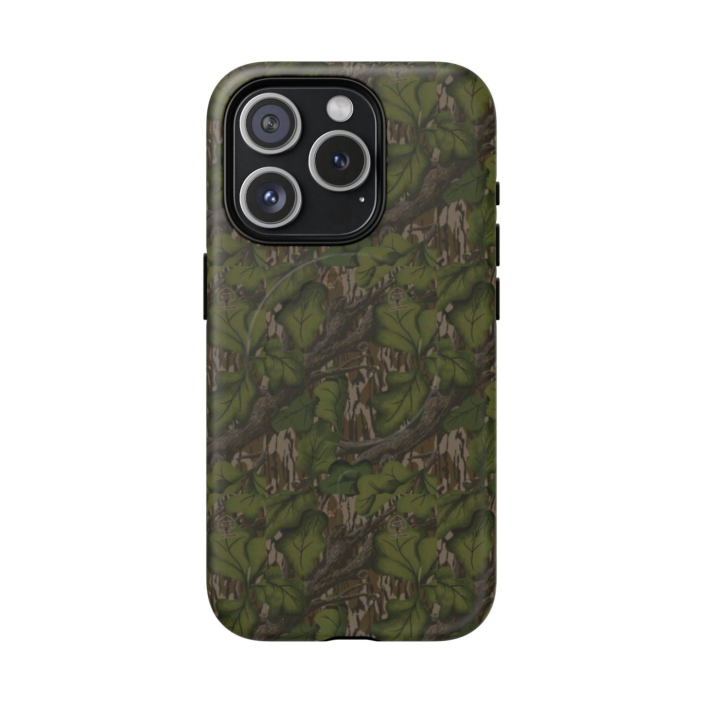 Full Foliage Camouflage Magnetic Impact-Resistant Phone Case for Apple iPhone Models