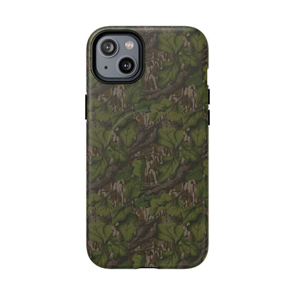 Full Foliage Camouflage Magnetic Impact-Resistant Phone Case for Apple iPhone Models