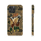 Old Skool Camouflage Mallard Duck Hanging Hunting Slim iPhone Case