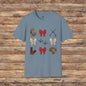 Turkeys, Glitter, and Bows: Coquette Female Hunting  Softstyle T-Shirt