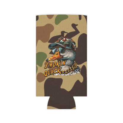 Smokin’ Quack Duck Camo Regular or Slim Can Koozie