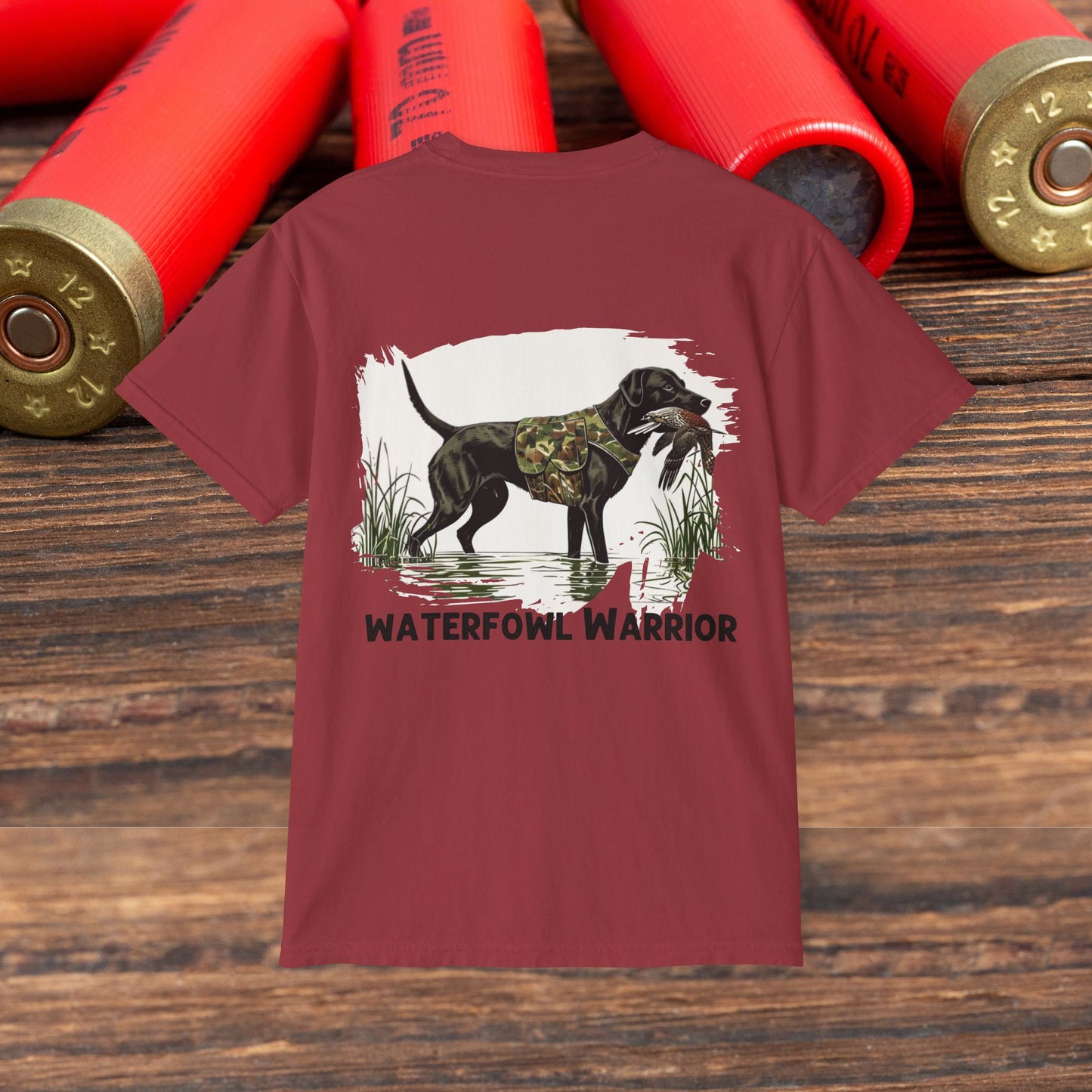 Waterfowl Warrior Pocket Graphic Hunting T-Shirt